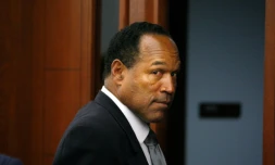 O.J. Simpson quitte le tribunal le 22 septembre 2008 Ă Las Vegas