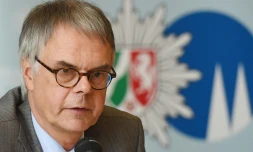 Le chef de la police de Cologne, Wolfgang Albers, le 23 juin 2015 lors d'une conférence de presse