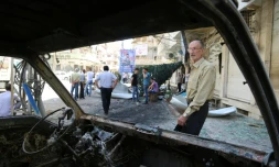 Attentat Ă l'explosif le 22 mai 2016 Ă Qamishli dans le nord est de la Syrie