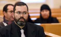 Le policier Xavier Crubezy lors de son procès le 27 janvier 2017 à Marseille