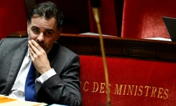 Le ministre du Budget Laurent Saint-Martin, le 24 octobre à l'Assemblée nationale à Paris