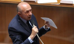 Le ministre de l'Intérieur Gérard Collomb à l'Assemblée nationale, le 10 juillet 2018