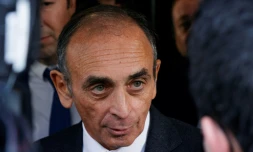 Le candidat Reconquête! à la présidentielle française Eric Zemmour à Paris, le 15 février 2022