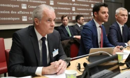 Audition d'Eric Schnur, PDG de Lubrizol par la commission d?enquête sur la gestion des conséquences de l?incendie de l?usine Lubrizol, le 22 octobre 2019 à Paris