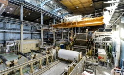 L'usine Arjowiggins de Bessé-sur-Braye le 29 mars 2019