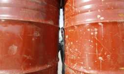 Des barils de pétrole à Bagdad le 30 novembre 2008