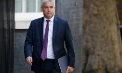 Le ministre britannique chargé du Brexit Stephen Barclay arrive au 10 Downing Street le 25 juillet 2019