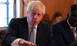 Le Premier ministre britannique Boris Johnson le 12 août 2019 à Londres