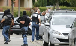 Arrestation d'un homme aprĂšs une perquisition Ă Saint-Etienne-du-Rouvray, le 26 juillet 2016