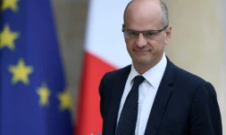 Le nouveau ministre de l'Éducation nationale Jean-Michel Blanquer à l'Élysée le 18 mai 2017