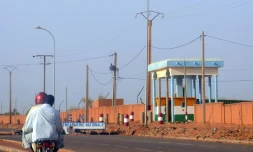 L'entrée de la gendarmerie nationale nigérienne à Niamey, le 12 juin 2013