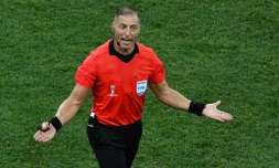 L'arbitre argentin Nestor Pitana, le 1er juillet 2018, à Nizhny Novgorod