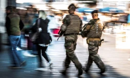 Des soldats en patrouille à Lille le 2 septembre 2017