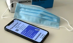 Un pass vaccinal à Montpellier, le 27 janvier 2022