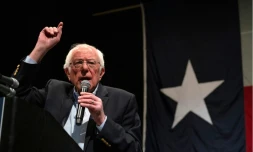 Bernie Sanders le 22 février 2020 à El Paso (Texas, sud)
