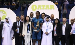 Gaël Monfils vainqueur à Doha le 6 janvier 2018
