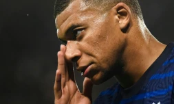 L'attaquant Kylian Mbappé, lors du match de qualification pour le Mondial-2022 au Qatar entre la France et la Bosnie-Herzégovine, le 1er septembre 2021 à Strasbourg