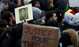 Manifestation à Bobigny contre les violences policières en soutien à Théo, le 11 février 2017