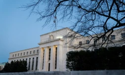 Le bâtiment de la Fed à Washington, le 22 janvier 2022