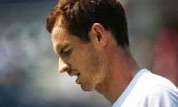 L'Ecossais Andy Murray lors d'une séance d'entraînement à New York, le 26 août 2017 