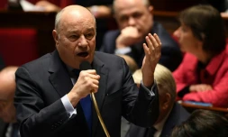 Le ministre PRG de l'Aménagement du territoire Jean-Michel Baylet à Paris le 18 janvier 2017