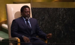 Le président de la République démocratique du Congo (RDC), Joseph Kabila, le 23 septembre 2017 au siège de l'ONU à New York