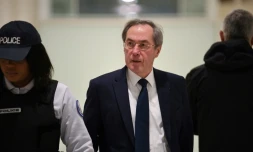 L'ancien ministre de l'Intérieur Claude Guéant arrive au palais de justice de Paris, le 5 décembre 2018