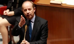 Le ministre de la Justice Jean-Jacques Urvoas, le 12 octobre 2016 à l'Assemblée nationale