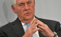 Le secrétaire d'Etat américain Rex Tillerson à Washington le 12 décembre 2017