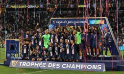 Le PSG vainqueur de son 11e Trophée des Champions à l'issue de sa démonstration face à Nantes, à Tel Aviv, le 31 juillet 2022 
