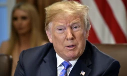Le président américain Donald Trump à la Maison Blanche à Washington, le 18 juillet 2018