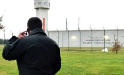 Entrée de la prison d'Alencon/Condé-sur-Sarthe, le 6 mars 2019