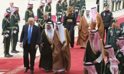 Le président américain Donald Trump et le roi Salmane d'Arabie saoudite, à Ryad le 20 mai 2017