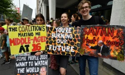 Protesters in Sydney have kicked off a fresh round of global climate protests