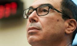 Le secrétaire américain au au Trésor Steven Mnuchin à à Washington le 2 décembre 2020