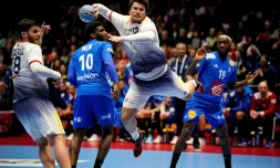 L'équipe de France a été surclassée par Luis Frade et le Portugal pour son entrée dans l'Euro à Trondheim, le 10 janvier 2020