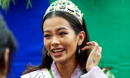 Tashi Choden, candidate Miss Univers pour le Bhoutan et homosexuelle déclarée, le 30 juin 2022 à Thimphou