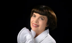 La chanteuse française Mireille Mathieu à Paris, le 29 octobre 2018