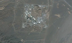 Photo satellite fournie par Maxar Technologies le 28 janvier 2020 montrant le centre nucléaire de Natanz dans le centre de l'Iran
