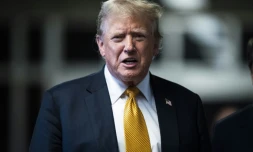 Donald Trump au tribunal de Manhattan à New York, le 29 mai 2024