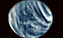 Vénus photographiée le 5 février 1974 par la sonde Mariner 10 de la Nasa