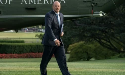 En juillet, Gary Cohn, ici le 30 août 2017 à Washington, était donné favori pour remplacer Janet Yellen à la tête de la Fed