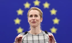 La cheffe de la diplomatie de l'Union européenne Kaja Kallas au Parlement européen à Strasbourg, le 18 juin 2025