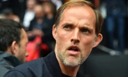 L'entraîneur du Paris SG Thomas Tuchel lors du déplacement à Rennes le 23 septembre 2018