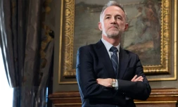 Le maire de Paris Emmanuel Grégoire à l'HÎtel de ville de la capitale le 25 mars 2026