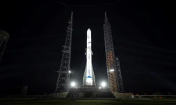 La fusée New Glenn à Cape Canaveral en Floride, le 21 février 2024