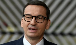 Le chef du gouvernement conservateur nationaliste polonais, Mateusz Morawiecki, le 24 juin 2021 à Bruxelles 