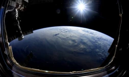 Vue de la Terre depuis l'ISS, en octobre 2019