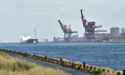 Le port de Dunkerque, dans le Nord, le 5 octobre 2012