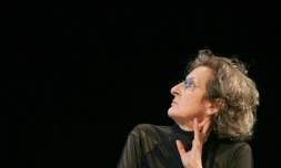 La chorégraphe américaine Trisha Brown à Paris, le 5 janvier 2006